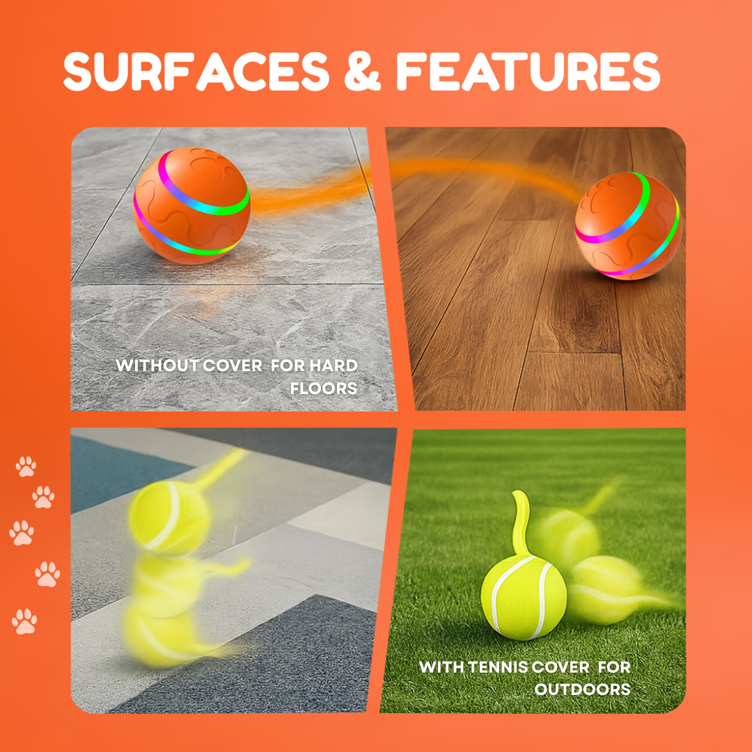DOG’S INTERACTIVE BOUNCY BALL