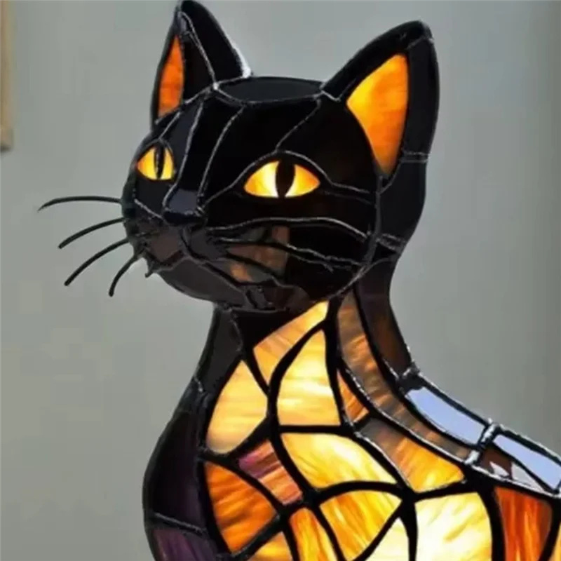 LuminaCat Vintage Cat Lamp