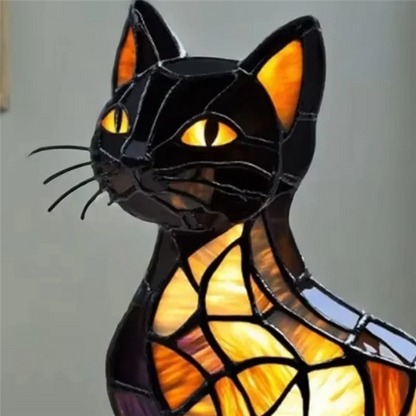 LuminaCat Vintage Cat Lamp