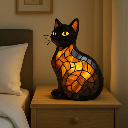 LuminaCat Vintage Cat Lamp