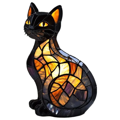 LuminaCat Vintage Cat Lamp