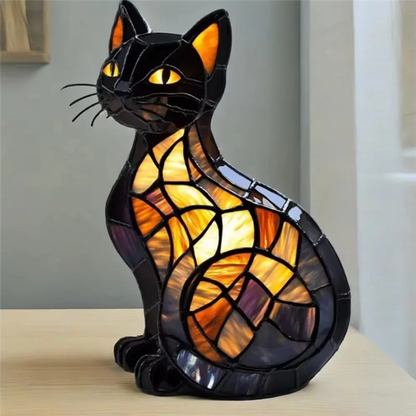 LuminaCat Vintage Cat Lamp