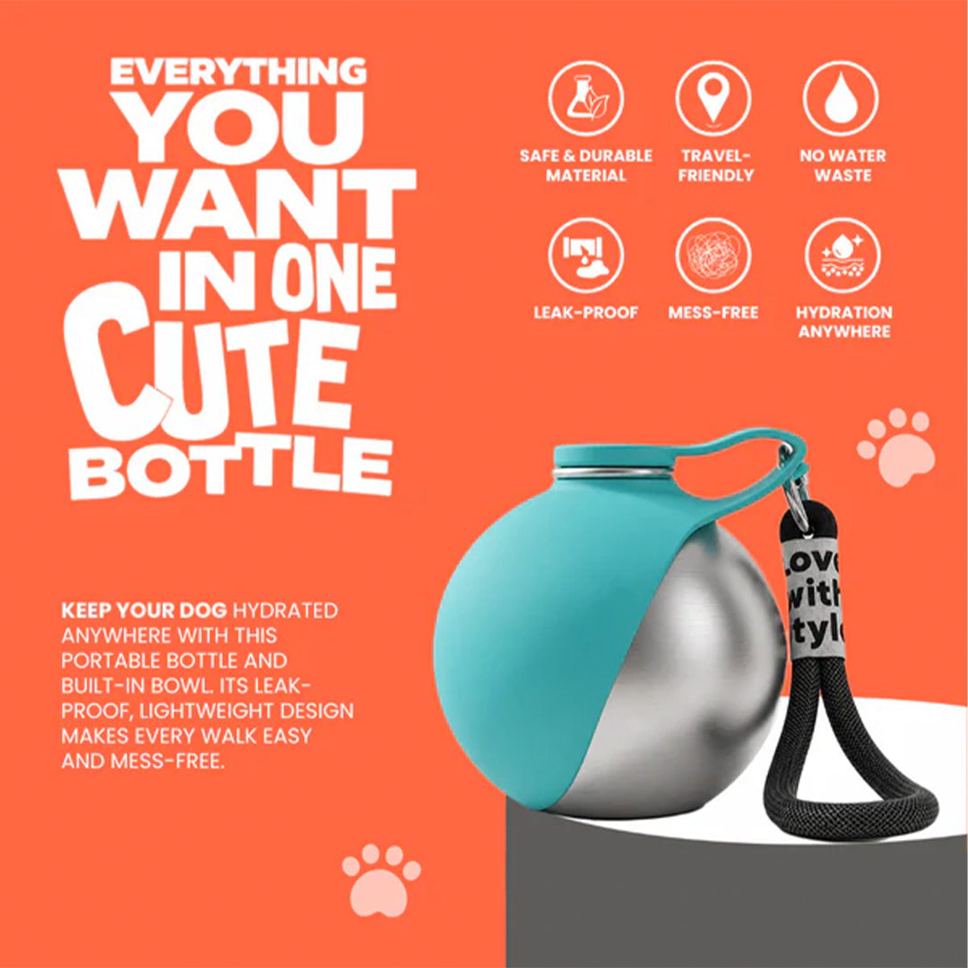 PawNeedz™ Portable Steel Dog Water Bottle