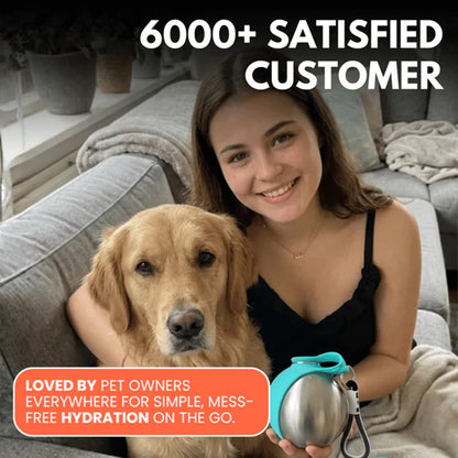 PawNeedz™ Portable Steel Dog Water Bottle